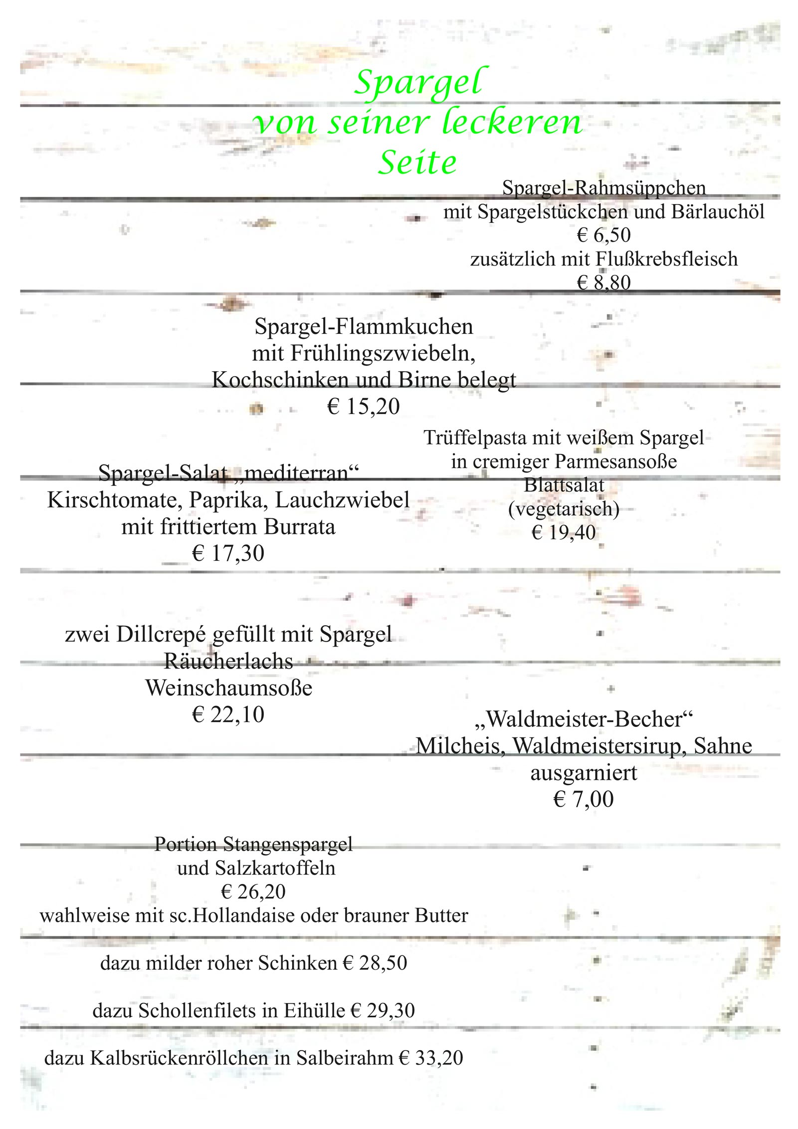 Spargelkarte 2026